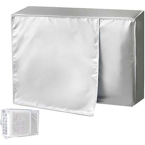 Cache Climatiseur Exterieur, Housse Climatiseur Extérieur Poussière, Housse Climatiseur, Couverture Extérieure De Climatiseur, Protection Pluie Et Soleil, pour unité Externe (96x40x70cm) (1/4)