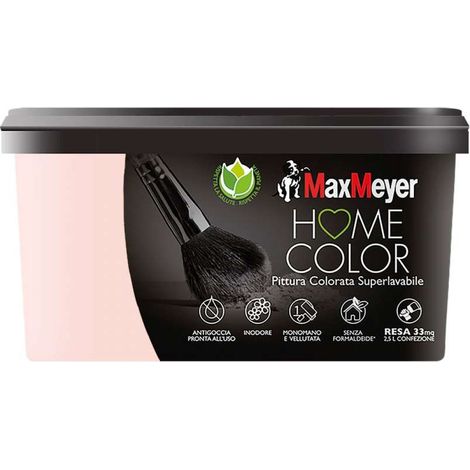 MAXMEYER- PITTURA LAVABILE COLORATA HOMECOLOR 2,5 Lt PRINCESS (1/3)