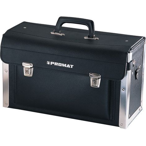Borsa per attrezzi L420xP160xH250mm 16l pelle di vacchetta / HDPE PROMAT