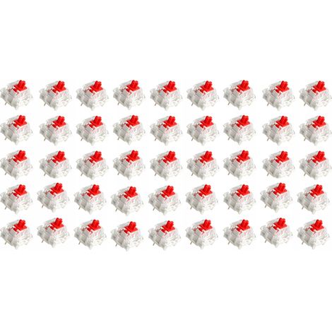 Interrupteurs RK rouges (45 pièces) pour clavier mécanique (1/5)