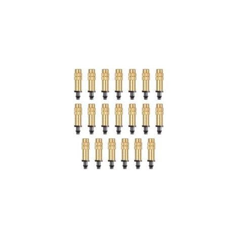 Verstellbare Messing-Sprühdüsen – 20er-Pack – Gleichmäßige Zerstäubung für Garten- und Gewächshausbewässerung – 4/7-kompatibler Anschluss – HOUSE20 (1/5)