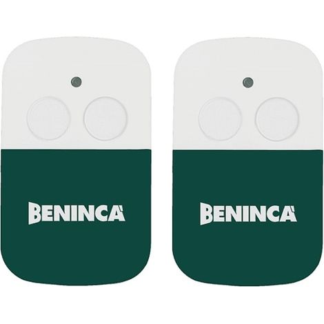 BENINCA HAPPY.2VA - Lot de 2 Télécommandes Portail Originales 2 Boutons 433,92 MHz ARC / Rolling Code (1/5)