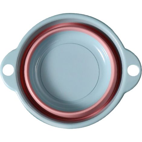 Bassin Pliant Lavabo Multifonctionnel pour Enfants Ménage Portable Lavage des Légumes M Bleu. (1/5)