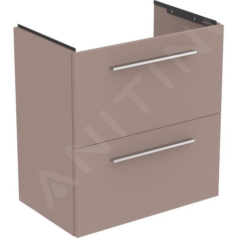 IDEAL STANDARD T5293NH Armoire-sous-lave-mains i.life S 2 tiroirs (1/5)
