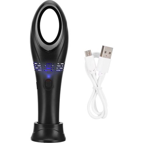 Séchoir à cils portable sans lame, ventilateur USB pour extensions de cils noir (1/5)