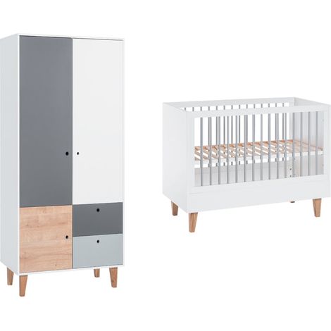Culla e armadio Vox Concept in legno (1/3)