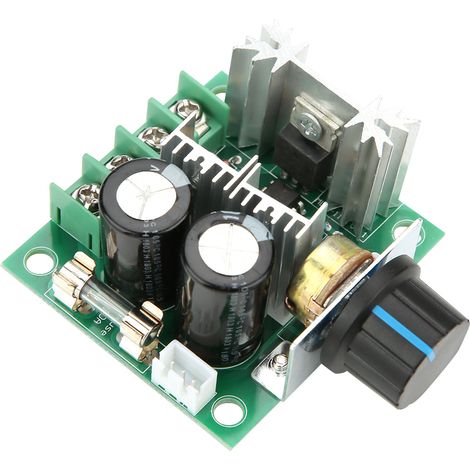 12V-40V 10A PWM-Gleichstrommotor-Drehzahlregler-Schaltmodul für stufenlose Drehzahlregelung (1/5)