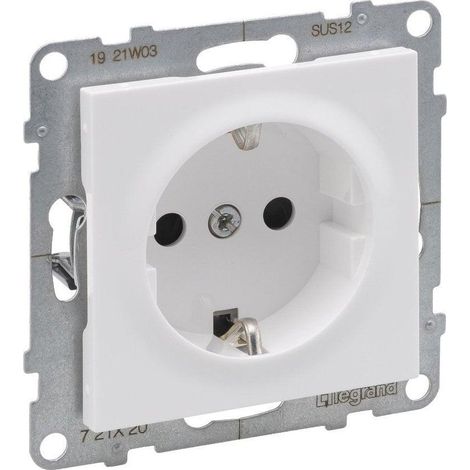 Legrand Série SUNO prise électrique blanche design moderne (1/3)