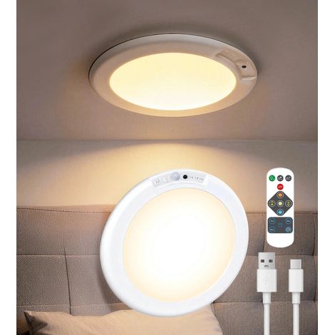 Mini plafonnier LED magnétique MAO télécommandable - Intérieur (1/5)