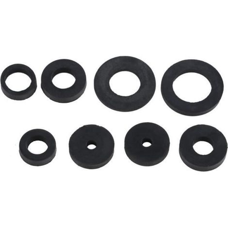 Rondelle de joint de robinet 141pcs NBR Ensemble d'assortiment de Joint d'étanchéité de Plomberie O-Anneau en Caoutchouc (1/4)