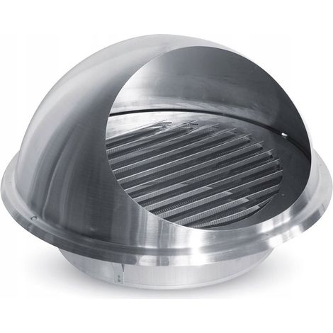 Rejilla ventilación acero inox copa empotrable ø125 mm