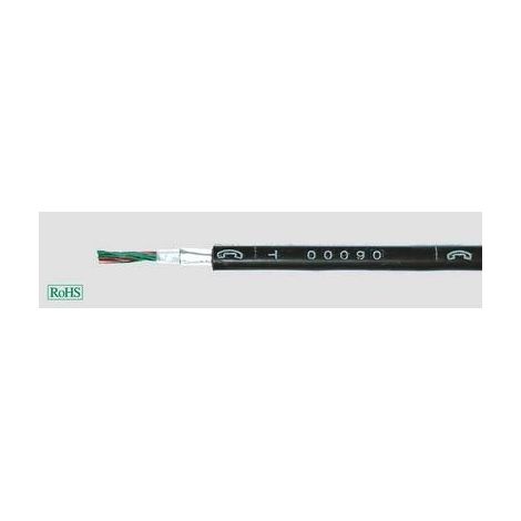 Helukabel 34101 Cavo di comunicazione A-2Y(L)2Y 8 x 0.60 mm² Nero 100 m (1/2)