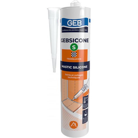 GEB Gebsicone S Silikon-Dichtstoff transparent 310 ml (1/4)