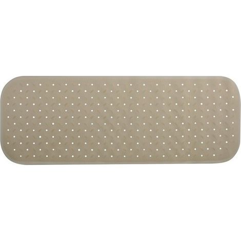 Tapis Fond de baignoire antidérapant Caoutchouc CLASS 36x97cm Beige MSV (1/5)