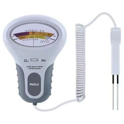 PC102 CL2 & PH détecteur de qualité de l'eau de piscine PH analyseur de qualité de l'eau Portable testeur de chlore résiduel de piscine