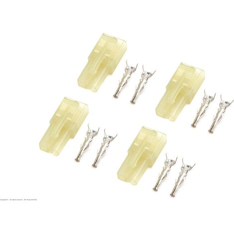 Revtec - Connector - Mini Tamiya - Gold Plated - Male - 4 Pcs
