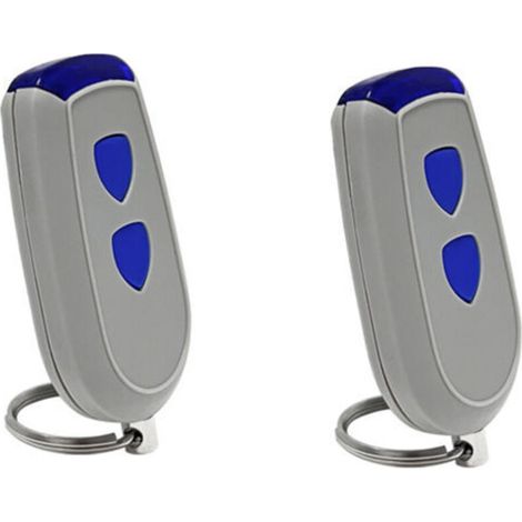 Pack of 2 433.92MHz Gate Remote Controls Compatible with EA433 2KM Micro, EA433 2KS, EA433 4KS, RCU 433-2, RCU 433-4, NOO2800, EA433-M4