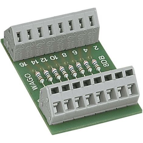 Circuit interface CAGE CLAMP® série 236 avec 8 résistances 2K7,independantes sans support de montage WAGO 289-114 (1/4)
