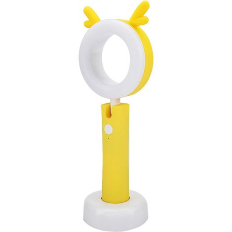 Lampe de table LED légère, rechargeable par USB et pliable, idéale pour la lecture et les études (jaune) (1/5)