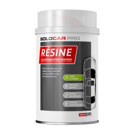 Schnellreparaturharz mit Härter Solocar Pro 1 kg