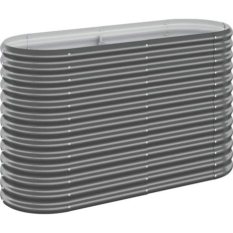 Maison Exclusive - Hochbeet Verzinkter Stahl 114x40x68 cm Anthraz (1/5)