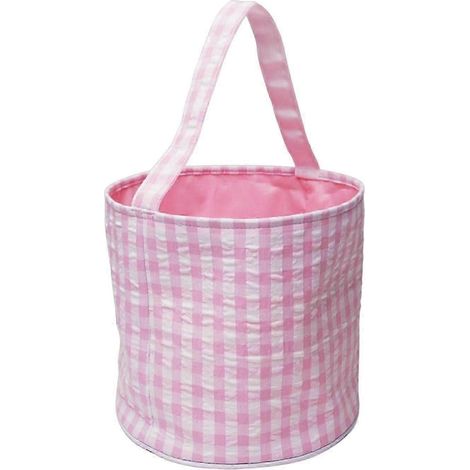 Sac de Pâques, sac à provisions, sac fourre-tout de rangement pour la décoration de fête de Pâques, œufs pour enfants-Pink (1/5)