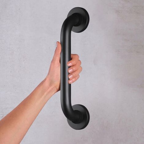 Barre d'appui murale de 30,5 cm pour salle de bain, à installer au-dessus de la baignoire.