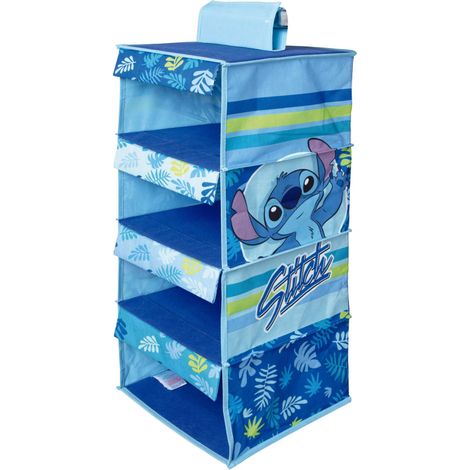 Cintre Organisateur De Placard - 4 niveaux - Lilo & Stitch - 29x28x65 cm (1/3)