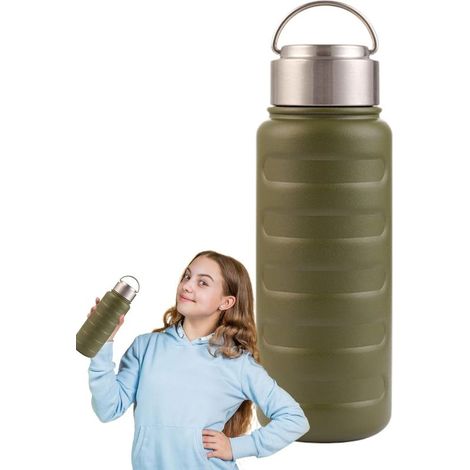 Borraccia in acciaio inox - Bicchiere termico in acciaio inox per escursionismo (1/5)