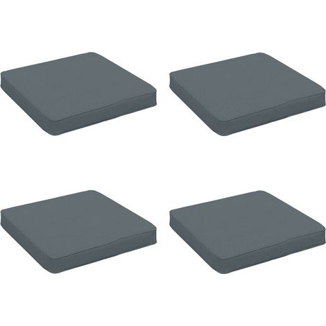 4-Piece Seat Cushions VUGHT 4 pcs 100% Polyester Blue vidaXL (1/5)