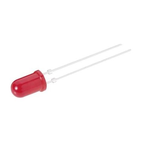 Vishay TLUR5400 Diodo LED Rosso Rotondo 5 mm 15 mcd 60 ° 20 mA 2 V