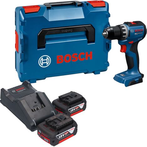 Perceuse-visseuse sans fil Bosch GSR 18V-52 Professional 18 V 70 Nm sans balais + 2 batteries 5,0 Ah + chargeur + L-Boxx (1/5)