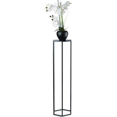 Soporte para flores, negro, 100 cm (1/5)
