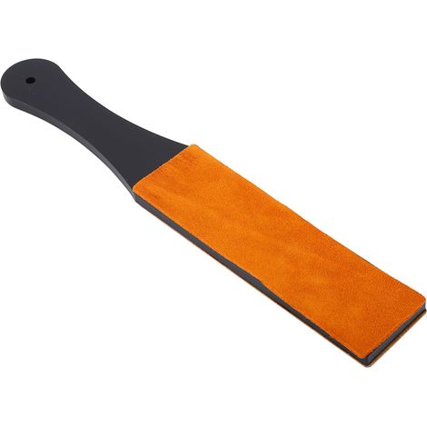 Double face cuir PU planche à affûter rasoir droit ceinture de polissage couteau affûteur manuel 2 tailles (1/5)