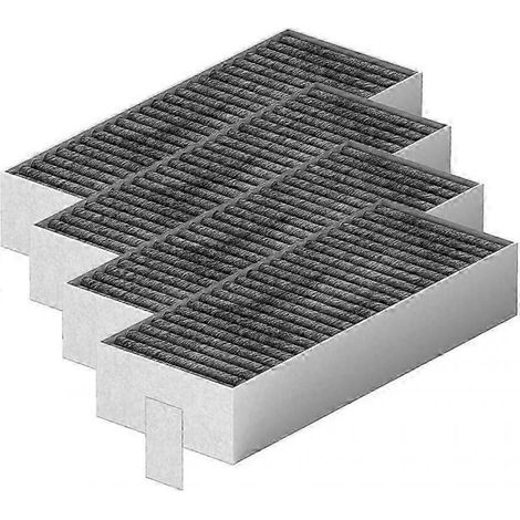 Set mit 4 Aktivkohlefiltern für Dunstabzugshauben Siemens Hz9vrcr0 17004796 / Bosch Hez9vrcr0 17004805 / Neff Z821vr0 17004806, Gaggenau CA282111 (1/4)