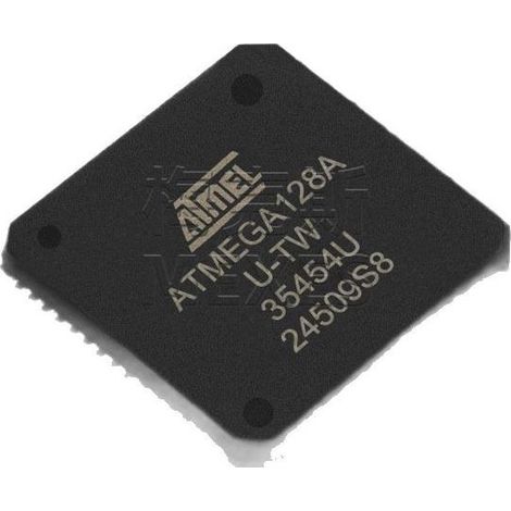 Composants électroniques de la puce ATMEGA128A-AU ATMEGA 16-16AU, 5 unités par paquet.