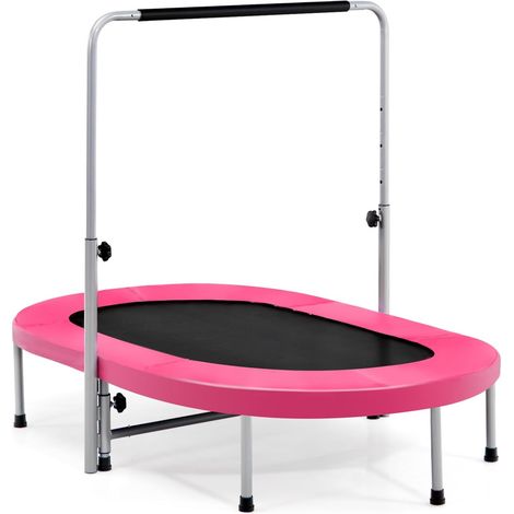 GOPLUS Trampoline pour Enfants Pliable, Charge 150KG, Trampoline Intérieur et Extérieur pour Garçon et Filles