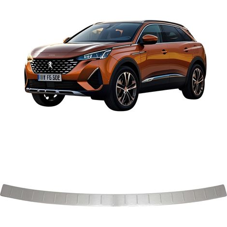 Copertura paraurti in acciaio inox cromato per Peugeot 5008 dal 2017 al 2020 (1/4)