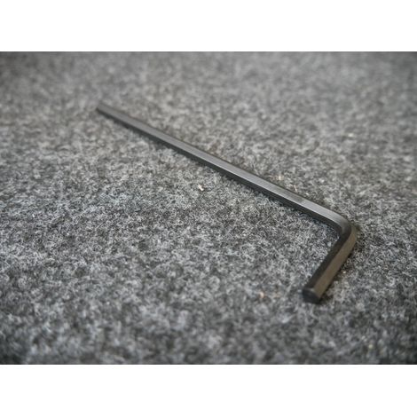 Clé mâle 6 pans coudée 5x130mm acier brunie (ALLEN)