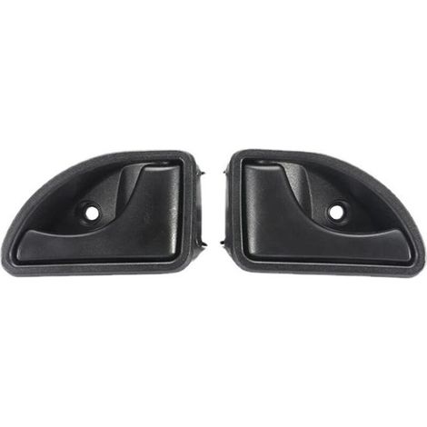 2 x Poignée Portière Avant Gauche et Droite pour TWINGO/KANGOO (Noir) (1/4)