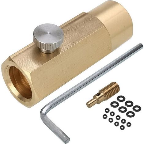 Adaptateur de Recharge CO2 Tr21-4 vers W21.8-14 Connecteur de Cylindre de Soda en Laiton Raccord de Bouteille de Gaz pour Remplissage de Cartouche de Co2