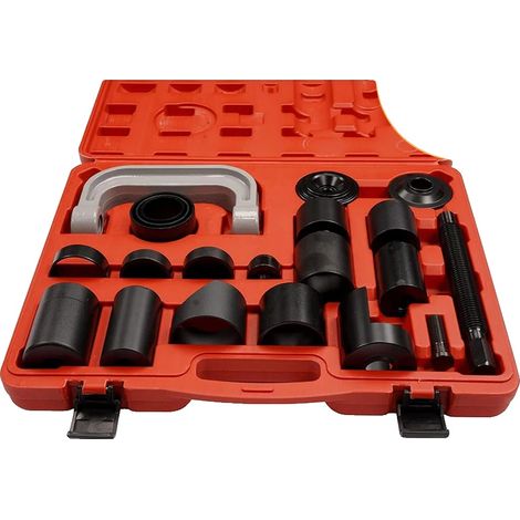 Séparateur de rotule, matériau en acier, différentes tailles d'adaptateurs, compatible avec les véhicules 2WD et 4WD, enlève les pièces pressées, ensemble de 21 pièces (1/5)