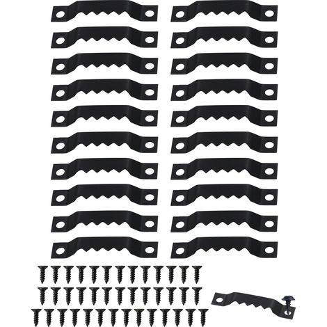 20 Bilderhaken, Rahmenbefestigungen, Wandhaken für Bilderrahmen, Poster, Gemälde, Wanduhren, Kunstwerke und Wohnaccessoires (1/5)
