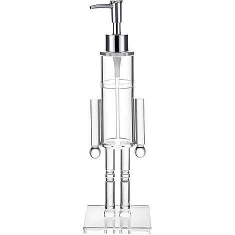 Distributeur De Savon De Noël Remplissable Transparent Casse-Noisette Pompe À Savon De Noël Pour Maison Bureau École Cuisine Chambre Fête (1/5)