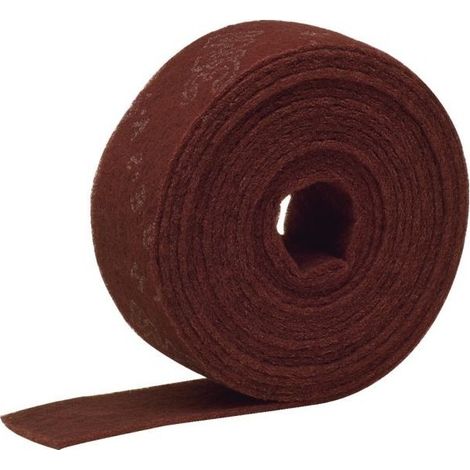 Rollo Scotch-brite Cf-sr Precortado Diámetro 150 X 4000 Mm S Grisultra Fino