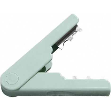 Décapoteuse à épines de rose à boucle automatique, pince ergonomique à rainures pour doigts, outil de jardinage portable pour retirer feuilles et épines des tiges. (1/5)