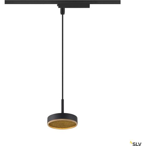 Lampada a sospensione SLV Grip 16 W max 400 lm 3000 K nero 1009133 Ø 14 cm altezza 13,2 cm dimmerabile per cucina (1/5)