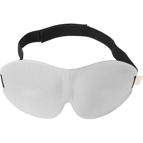 Masque de sommeil à rebond lent, cache-œil de protection pour les yeux, bandeau de voyage gris (1/5)