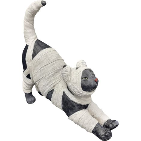 Dekofigur Katzen Mumie 27 cm bunt Dekofigur