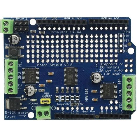 Carte de commande servo PWM standard I2C/I2C TB6612 pour moteur pas à pas MOSFET PCA9685 (version 2) pour robot Arduino PW (1/5)